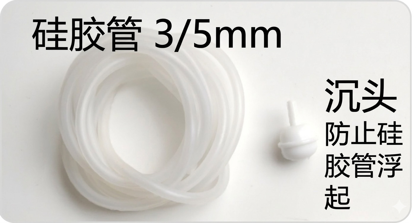硅胶管与沉头